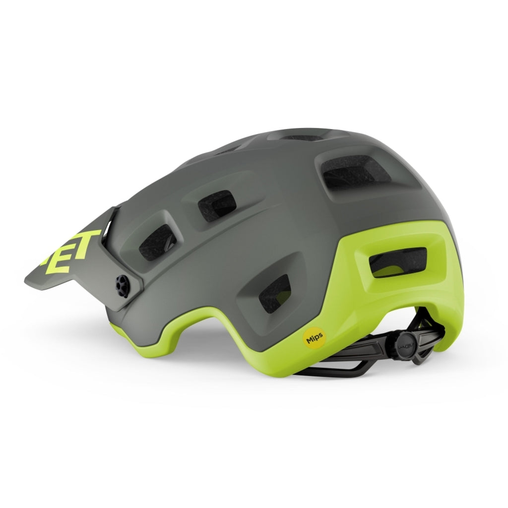 Fietshelm - MET - Terranova MIPS - Gray Lime Fietshelm - MET - Terranova MIPS - Gray Lime